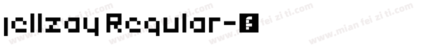 jellzay Regular字体转换